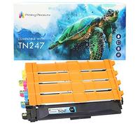 Printing Pleasure TN-247 TN-243 4 Toner Cartridges TN247 compatible for Brother DCP-L3510CDW L3550CDW HL-L3210CW L3230CDW L3270CDW MFC-L3710CW L3730CDN L3750CDW L3770CDW | Black/Cyan/Magenta/Yellow