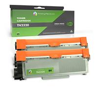 Printing Pleasure TN2320 TN2310 Replacement for Brother TN-2320 TN-2310 Toner Cartridge Compatible with HL-L2300D MFC-L2700DW HL-L2340DW HL-L2365DW DCP-L2520DW 2 Black