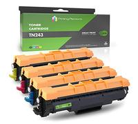 Printing Pleasure TN247 TN246 Replacement for Brother TN-247 TN-246 Toner Cartridge Compatible with Brother HL-L3210CW HL-L3230CDW HL-L3270CDW MFC-L3710CW MFC-L3750CDW 1 SET Black Cyan Magenta Yellow
