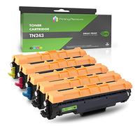 Printing Pleasure TN247 TN247 Replacement for Brother TN-247 TN-247 Toner Cartridge Compatible with Brother HL-L3210CW HL-L3230CDW HL-L3270CDW MFC-L3710CW 1 SET + 1BK Black Cyan Magenta Yellow