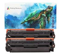 Printing Pleasure Twin-Pack CF210X 131X Black Compatible Toner Cartridges for use in HP LaserJet Pro 200 Color M251n, M251nw, MFP M276n, MFP M276nw