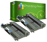 Printing Pleasure Twin-Pack DR2000 DR2005 Black Drum Units compatible with Brother HL-2030 2032 2035 2037 2037E 2040 2050 2070 2070N DCP-7010 7020 7025 FAX-2820 2825 2920 MFC-7220 7225 7420 7820 7820N