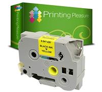 Printing Pleasure TZe-651 TZ-651 Black on Yellow Label Tape Compatible with P-Touch Label Printing Machines | 24mm x 8m