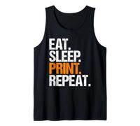 Printing Press Operator Eat Sleep Routine Tank Top