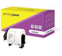 Printing Saver 1 DK-11202 Continuous White Address Labels Compatible with P-Touch QL-1050 1050N 1060N 500A 500BS 500BW 560VP 560YX 580 580N 650TD Brother Label Printers (62mm x 100mm)