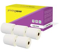 Printing Saver 100 x 50 mm 5 Compatible Direct Thermal Labels Rolls (1000 Labels per Roll) for Zebra Toshiba Citizen Sato Honeywell Intermec Datamax CAB Eltron Godex Orion UPS Wasp Label Printers