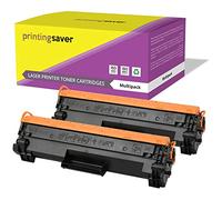 Printing Saver 2-Pack Compatible with CF244A 44A HIGH YIELD Toner Cartridges Replacement for HP LaserJet Pro M15 M15a M15w M28 M28a M28w