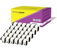 Printing Saver 30x Replacement Brother DK11201 Continuous White Labels for Brother P-Touch QL-500 550 570 700 800 810W 820NWB 1050 1100 (29 x 90 mm)