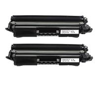 Printing Saver CF217A 17A compatible laser 2 toners for HP LaserJet Pro M102a, M102w, MFP M130nw, M130fn, M130fw, M130a (1,600 Pages)