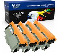 Printing Saver RINKLEE 593-BBLH 593-BBKD Toner Cartridge Compatible with Dell E310dw E314dw E515dn E515dw | High Yield 2600 Pages | Black, 4-Pack