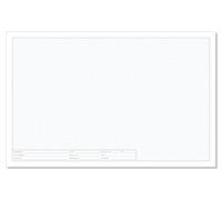 Printlink - 17 x 11 Engineering Graph Paper Pads, 2-Pack, Large Blueprint & Drafting Sheets with Title Block, 1/4" Blue Grid, 50 Sheets per Pad for Technical Drawing, Planning & Design (17 x 11)