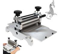 Printmaking Etching Machine, Engraving Press with Adjustable Roller Height for Paper, Wood, Lino, Copperplate - Ideal for Studio, Home, Education
