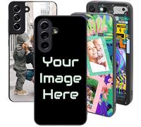 PrintMyPhoneCase Personalised Case for Samsung A36, Custom Add Image, Photo, Text -Toughened Glass panel with shockproof TPU Rims | Optional Glow in the Dark | Custom Phone Case-1 image