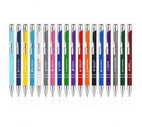 PrintPact Personalised Metal Pens - Custom Printed with Name, Text or Logo | Premium Ballpoint Pens for Business, Gifts, Events & Promotional Use