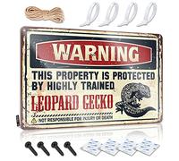 Prints, Matal Sign Funny Gift For Camper Wall Decor, Southern Rustic Metal Tin Sign For Man Cave | Kitchen Holiday Gift Custom Warning This Property Is Protected By A Highly(30X40CM)