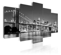 Prints on Canvas - Canvas Wall Art 100x50 cm/40"x20" 5 pieces - Non-woven Canvas Prints Image Framed Artwork Painting Picture Photo Home Decoration - new york 030211-51