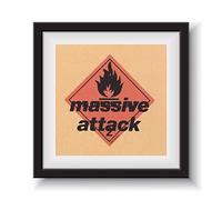 Printshop Massive Attack - Blue Lines - Framed Album Cover