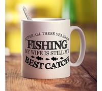 Printster After All These Years of Fishing My Wife is Still My Best Catch Mug - 11oz Ceramic Cup