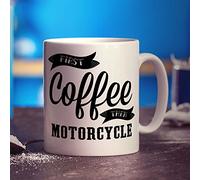 Printster First Coffee Then Motorcycle Mug - 11oz Ceramic Cup