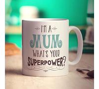 Printster I'm a Mum What's Your Super Power Mug - 11oz Ceramic Cup