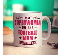 Printster I'm Not Superwoman But I Am A Football Mum... Close Enough Mug - 11oz Ceramic Cup