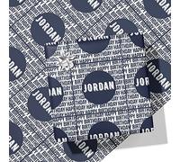 Printster Repeat Happy Birthday Personalised Wrapping Paper - Add Any Name-1.5m Roll - 594mm x 1500mm-Blue