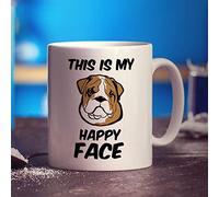 Printster This is My Happy Face Mug - 11oz Ceramic Cup