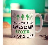 Printster This is What an Awesome Boxer Looks Like Mug - 11oz Ceramic Cup