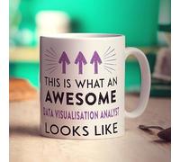 Printster This is What an Awesome Data Visualisation Analyst Looks Like Mug - 11oz Ceramic Cup