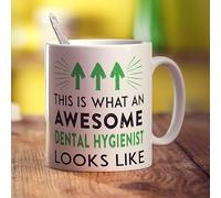 Printster This is What an Awesome Dental Hygienist Looks Like Mug - 11oz Ceramic Cup