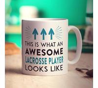 Printster This is What an Awesome Lacrosse Player Looks Like Mug - 11oz Ceramic Cup
