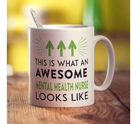 Printster This is What an Awesome Mental Health Nurse Looks Like Mug - 11oz Ceramic Cup