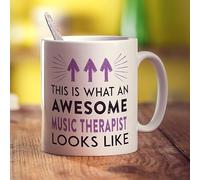 Printster This is What an Awesome Music Therapist Looks Like Mug - 11oz Ceramic Cup