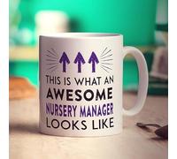 Printster This is What an Awesome Nursery Manager Looks Like Mug - 11oz Ceramic Cup