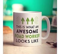 Printster This is What an Awesome Road Worker Looks Like Mug - 11oz Ceramic Cup