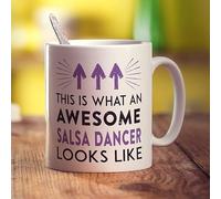 Printster This is What an Awesome Salsa Dancer Looks Like Mug - 11oz Ceramic Cup