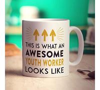 Printster This is What an Awesome Youth Worker Looks Like Mug - 11oz Ceramic Cup