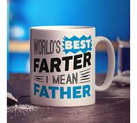 Printster World's Best Farter I Mean Father Mug - 11oz Ceramic Cup