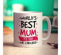 Printster World's Best Mum, It's True We Checked Mug - 11oz Ceramic Cup