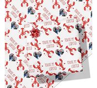 Printster You're my Lobster Personalised Wrapping Paper - Add Any Photo -3m Roll - 594mm x 3000mm