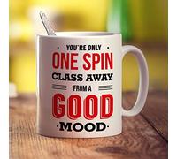 Printster You're Only One Spin Class Away from a Good Mood Mug - 11oz Ceramic Cup