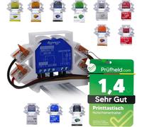 Printtastisch - Compatible DIN Rail Holder for Shelly Relay, 1 Mini Gen3, 1PM, 1PM Mini Gen3, 2PM, 2.5, RGBW2, PM, Plus i4 DC, Dimmer 2, DIN Rail, Insert Wago