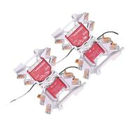 Printtastisch - Compatible DIN Rail Holder for Shelly Relay, 1 Mini Gen3, 1PM, 1PM Mini Gen3, 2PM, 2.5, RGBW2, PM, Plus i4 DC, Dimmer 2, DIN Rail, Insert Wago, Pack of 4