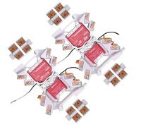 Printtastisch Shelly DIN Rail Holders + 8 x 2 Extensions for 29 Shelly Relays: Plus 1, 1 Mini Gen3, Plus 1PM, 1PM Mini Gen3, Plus 2PM, 2.5, RGBW 2, PM, EM, Plus i4, Plus i4 DC, Dimmer 2, DIN Rail Pack