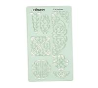 Printtoo Celtic Knot Decorative Stencil, Durable Acrylic 2mm Reusable Design Stencil Laser Cut Ornamental Pattern for Art Craft Scrapbooking