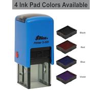 Printtoo OK Round Self Inking Rubber Stamp Custom Shiny 20 mm mini Stamps Personalised Teachers Stamps