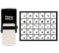 Printtoo Personalized Bird Theme Icons Rubber Stamp Self Inking Stamper 24 mm-Black