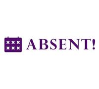 Printtoo Teacher's Stamp Absent! Self-Inking Stamp Rubber Stamp Teacher Grading for School Classroom & Homework Supplies,42x9 mm - Purple