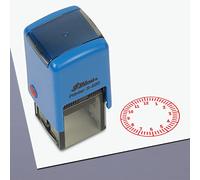 Printtoo Teachers Stamp Clock Self,Inking Rubber Stamp Motivation Encouragement Review Messages Grading for Homework School Classroom - Red