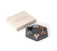 Print Works White Classic Chinese Checkers Game